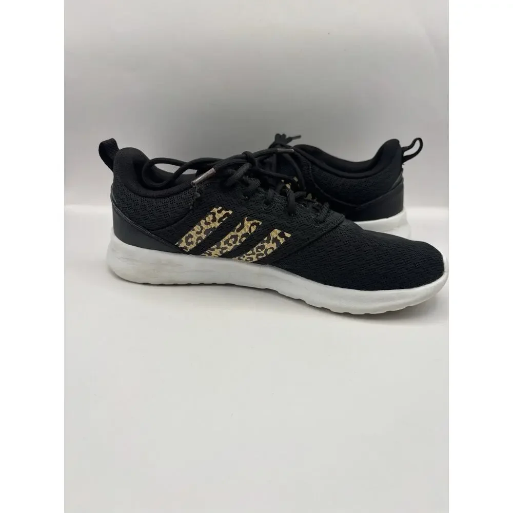 Adidas QT Racer 2.0 Cheetah Print Sneakers Women Size 8